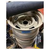 Set of 4 1968 Corvette Steel Wheels