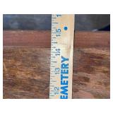 Vintage Wood Console AM Radio and Record Player Cabinet