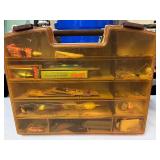 Fenwick 40 Tackle Box with Assorted Fishing Lures and Accessories