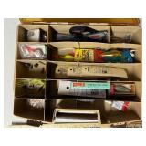 Fenwick 40 Tackle Box with Assorted Fishing Lures and Accessories
