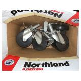 Box of 7 Swivel Caster Wheels with Brakes