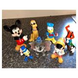 Collection of 8 Vintage Walt Disney Character Figurines