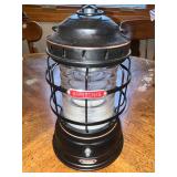 Mixed Vintage Decor Lot with Kundo Anniversary Clock, Lantern, and Collectibles