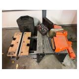 Sears Craftsman Router Table with Router, Bit Set, and Workbench Accessories