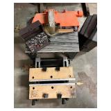 Sears Craftsman Router Table with Router, Bit Set, and Workbench Accessories