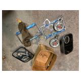 1930 Ford Model A License Plate Frames, Mirrors, and Fog Lights Set