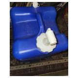 Party Supply Lot with Water Jug, Plastic Plates, Trays, Cups, and Bags