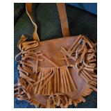 Kolpin Suede Fringe Rifle Scabbard and Fringe Shoulder Bag Set