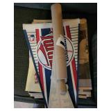 Minnesota Twins Baseball Memorabilia Collection with Mini Bat and Posters