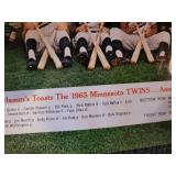 Minnesota Twins Baseball Memorabilia Collection with Mini Bat and Posters