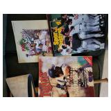 Minnesota Twins Baseball Memorabilia Collection with Mini Bat and Posters