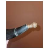 Antique Powder Horn with Wooden Stoppers