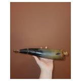 Antique Powder Horn with Wooden Stoppers