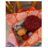 Large Assorted Lot of Yarn Skeins and Balls in Mixed Colors and Textures