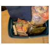 Large Assortment of Felting and Craft Supplies with Storage Bins