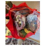 Large Lot of Assorted Yarn, Knitting Looms, and Crochet Supplies in Bags