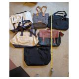 Lot of 6 Travel and Tote Bags with Lands End and Baggallini