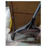 Collection of Garden and Yard Tools - Rakes, Shovel, Snow Shovel, and Brooms