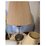 Collection of 3 Table Lamps with Shades and Adjustable Clip-On Lamp