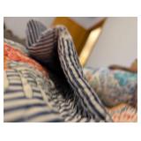 Assorted Lot of Towels, Blankets, and Quilts, Mixed Patterns and Sizes