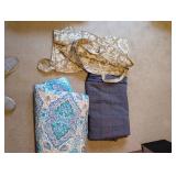 Assorted Lot of Towels, Blankets, and Quilts, Mixed Patterns and Sizes