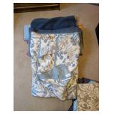 Assorted Lot of Towels, Blankets, and Quilts, Mixed Patterns and Sizes