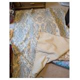 Assorted Lot of Towels, Blankets, and Quilts, Mixed Patterns and Sizes