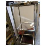 Stainless 5ft Shelf, Glass Shelves