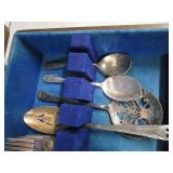 Plated Silverware, Wooden Box