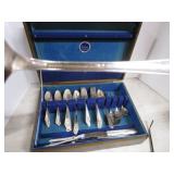 Plated Silverware, Wooden Box