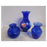 Cobalt Vases