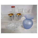 Blue Vase, Cream & Sugar, Shaker