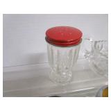 Blue Vase, Cream & Sugar, Shaker