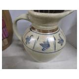 Navajo Style Vase, Signed Goose Vase