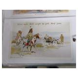 Post Cards, Color Charts, Russel Postcards