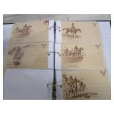 Post Cards, Color Charts, Russel Postcards