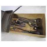 Wood Box, Vintage Tools