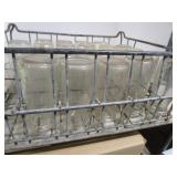 Metal Carrier, Pint Milk Bottles