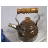 Enamel Teapot, Tin Tina, Flask