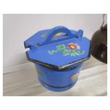 Enamel Teapot, Tin Tina, Flask