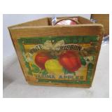 Apple Box, Drawer Pulls, Sewing Kit