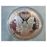 1993 American Eagle Silver Proof Coin (One Pound Fine Silver)