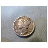 Three Silver Mecury Dimes