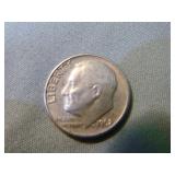 Silver Quarter and 4 Silver Dimes