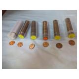 6 Rolls of Wheat Back Pennies