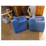2 Full Kerosene Gas Cans with Nozzles
