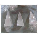 10 Selenite Pyramids