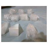10 Selenite Pyramids