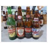 Collection of Old Beer Bottles