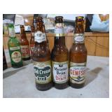 Collection of Old Beer Bottles